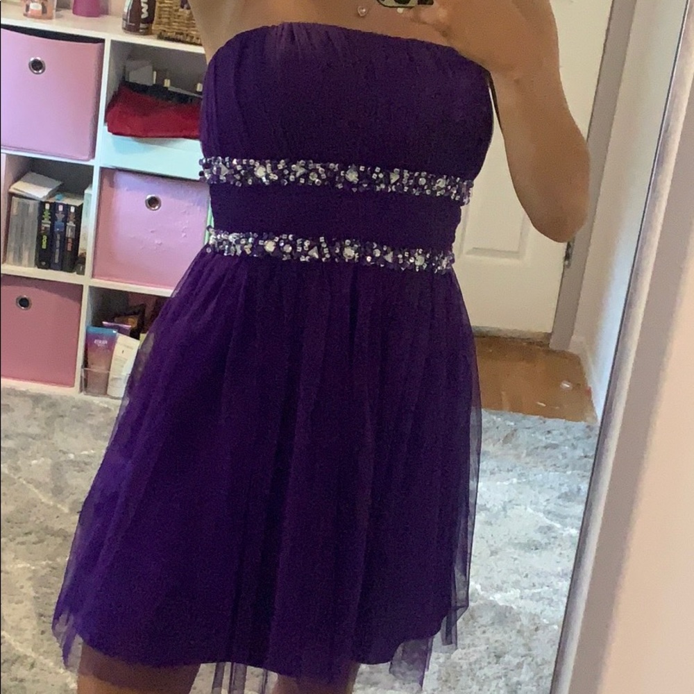 Purple Homecoming Dress